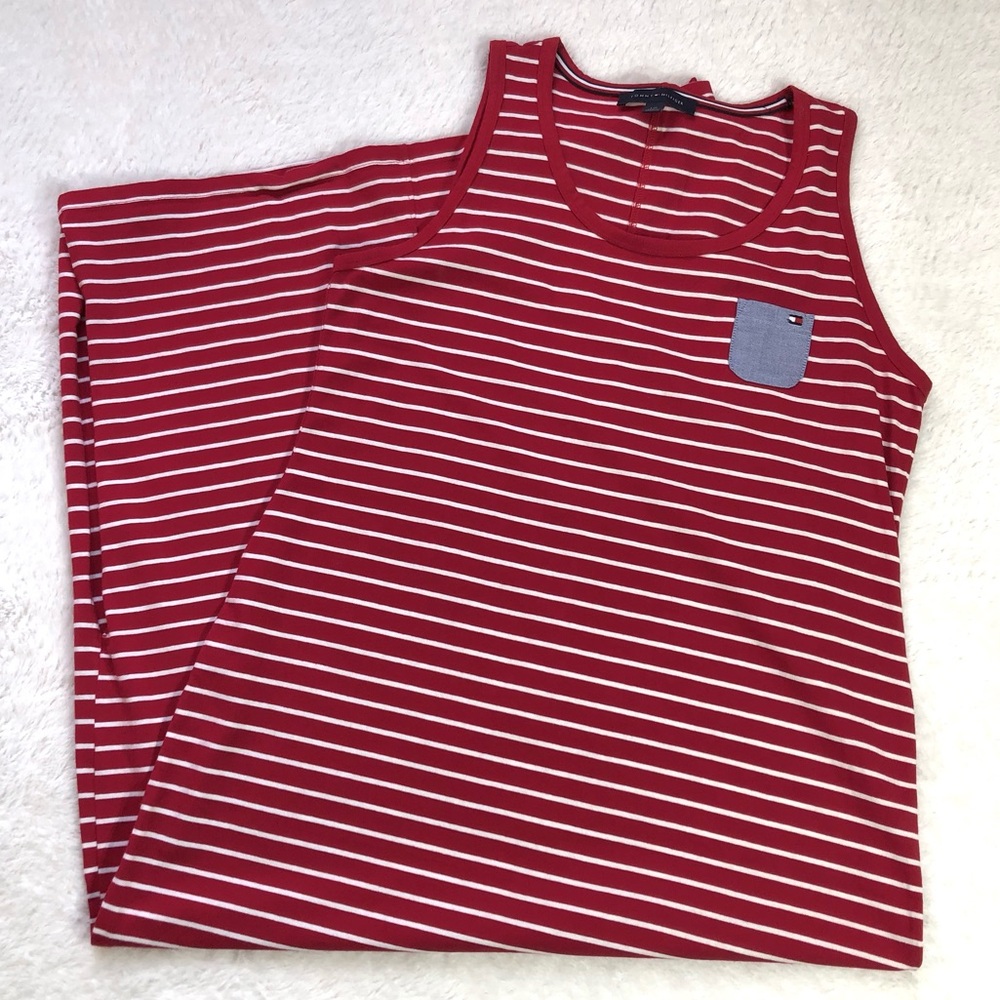 Tommy Hilfiger Striped Maxi Dress